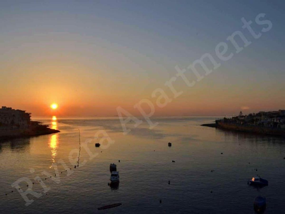 Riviera Holiday Apartments - Seafront - Wifi Marsaskala Exterior foto